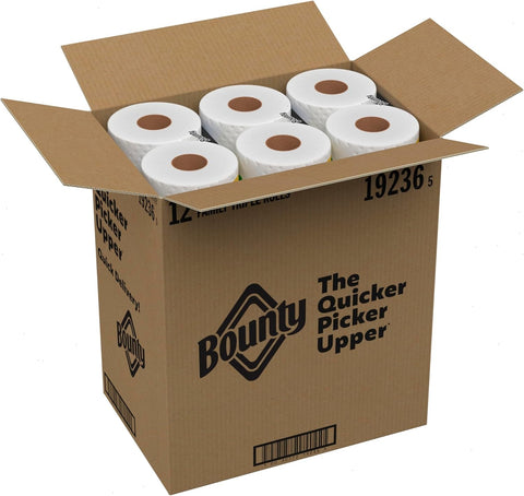 Quick-Size Paper Towels [12 Family Triple = 40 Regular Rolls]