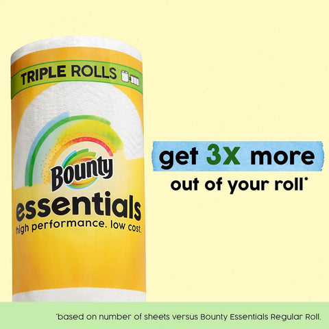 Essentials Select-A-Size Paper Towels [2 Triple Rolls = 6 Regular Rolls]