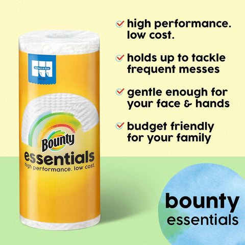 Essentials Select-A-Size Paper Towels [2 Double Rolls = 4 Regular Rolls]