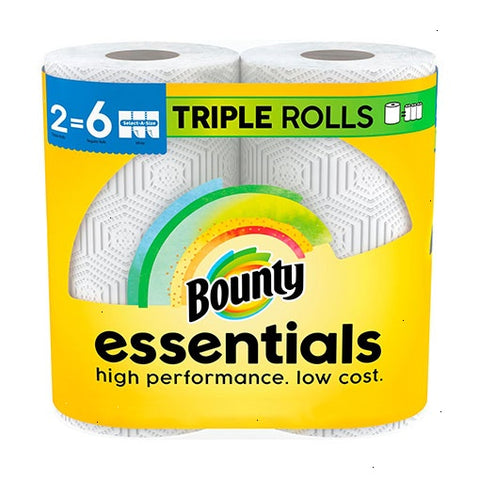 Essentials Select-A-Size Paper Towels [2 Triple Rolls = 6 Regular Rolls]