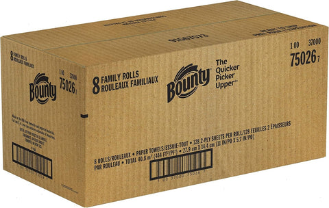 Quick Size Paper Towels [8 Family Rolls = 20 Regular Rolls]