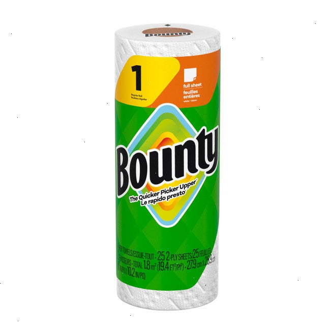 Bounty Regular Roll – White Full Sheet