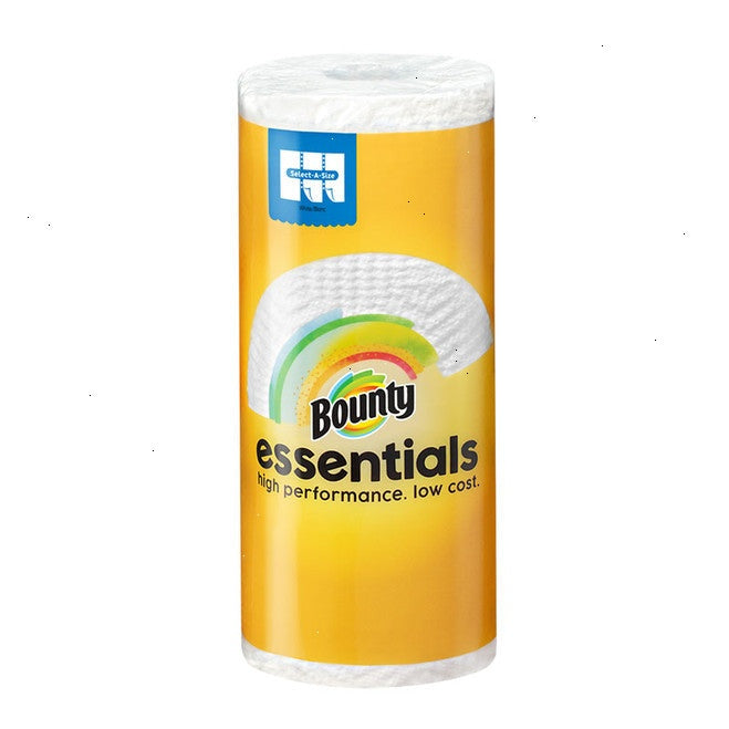 Bounty Regular Roll – Essentials White Select-A-Size